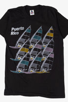 Vintage Puerto Rico Sailboats Single Stitch T-Shirt (1990s)