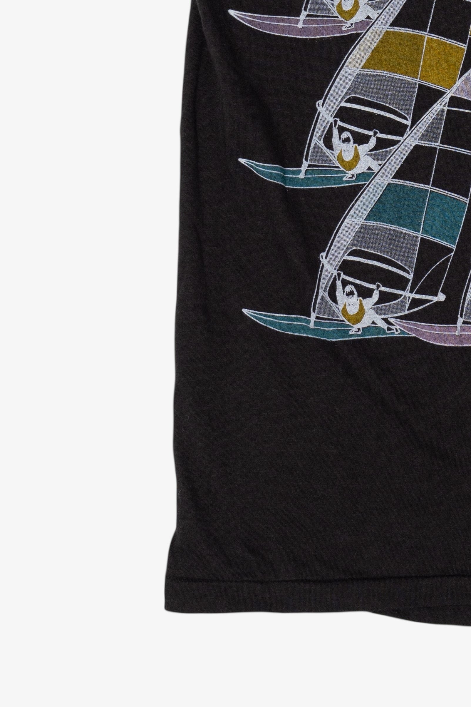 Vintage Puerto Rico Sailboats Single Stitch T-Shirt (1990s)