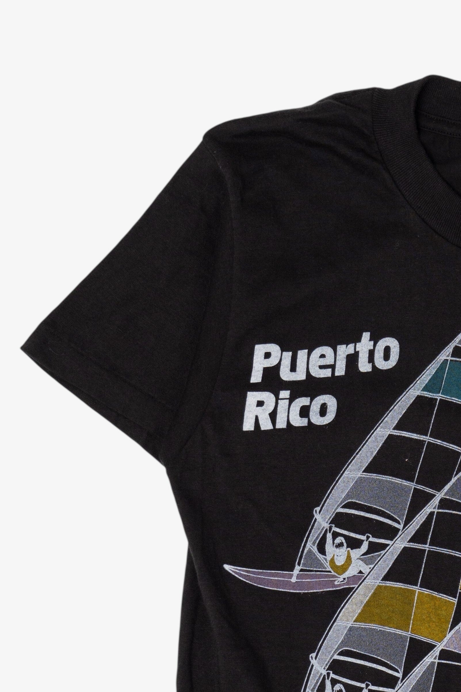 Vintage Puerto Rico Sailboats Single Stitch T-Shirt (1990s)