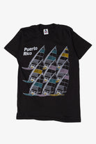 Vintage Puerto Rico Sailboats Single Stitch T-Shirt (1990s)