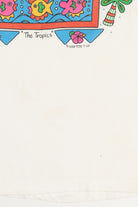 Vintage "The Tropics" Beach Illustration Alore Single Stitch T-Shirt (1990s)
