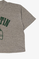 Vintage Gray Gallatin High School Football Cropped T-Shirt (1990s)