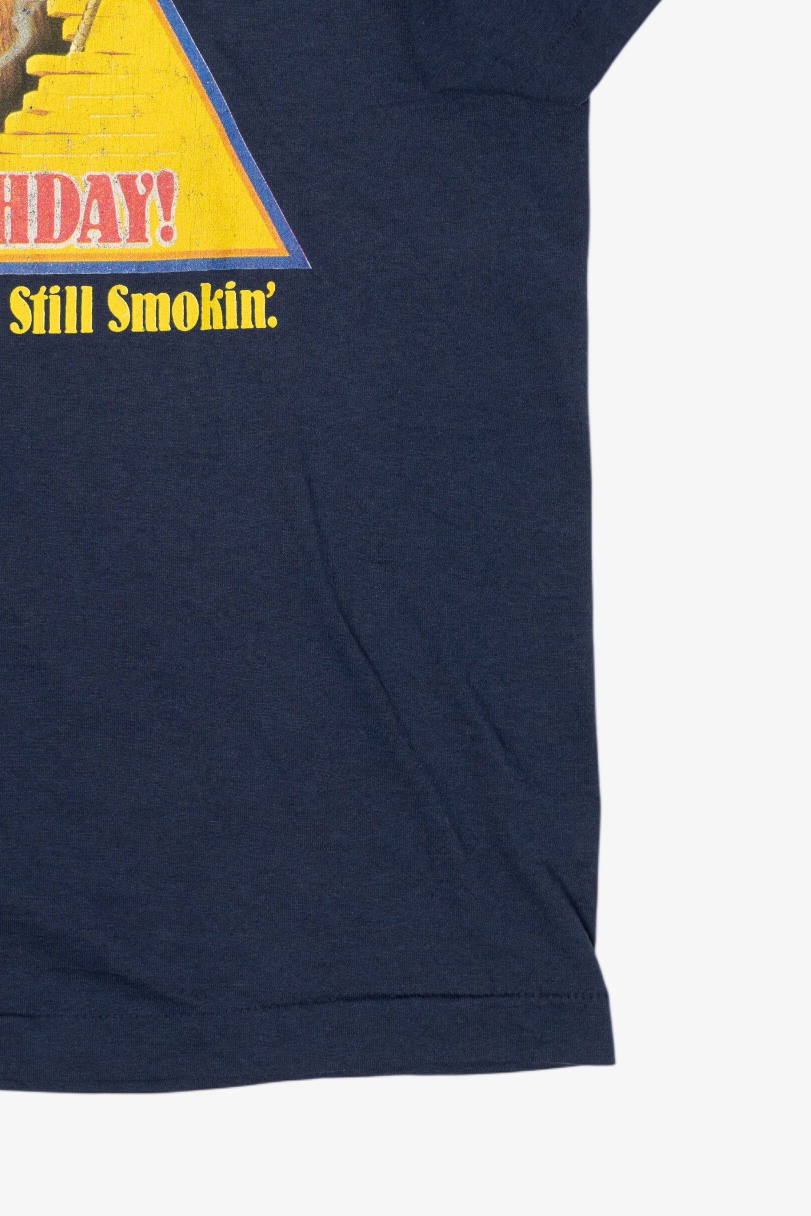 Vintage Navy Blue Camel 75th Anniversary T-Shirt (1980s)