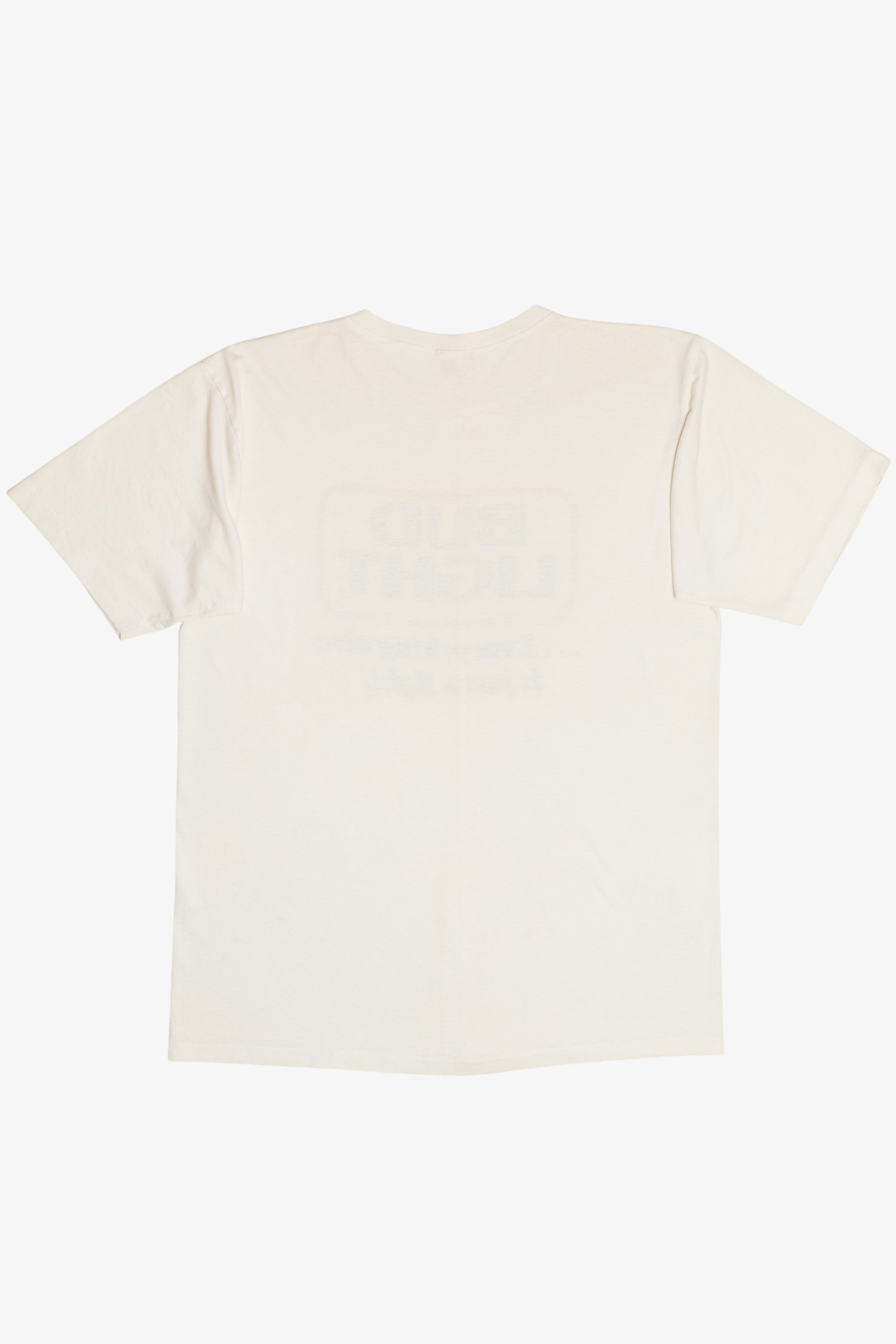 Vintage Bud Light Beer "...Everything Else Is Just A Light" T-Shirt (1990s)