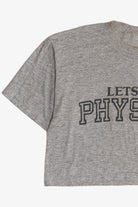 Vintage "Let's Get Physical" Crop Top T-Shirt (1990s)