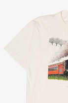 Vintage Train Railroad Crossing Single Stitch T-Shirt (1990s)