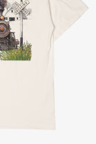 Vintage Train Railroad Crossing Single Stitch T-Shirt (1990s)
