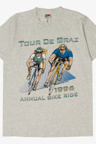 Vintage Tour De Braz Annual Bike Ride 1996 T-Shirt (1990s)