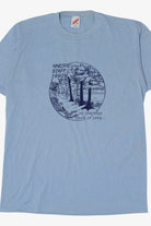 Vintage NNESRE Staff "On Journeys Short Or Long..." Single Stitch T-Shirt (1990s)