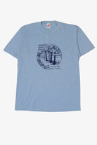 Vintage NNESRE Staff "On Journeys Short Or Long..." Single Stitch T-Shirt (1990s)