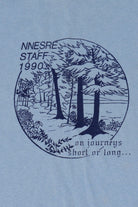 Vintage NNESRE Staff "On Journeys Short Or Long..." Single Stitch T-Shirt (1990s)