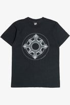 Vintage Chaos Rune Symbol Off World Designs T-Shirt (1990s)