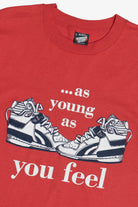 Vintage "As Young As You Feel" "Senior Health Network Exercise Class" Single Stitch T-Shirt (1990s)