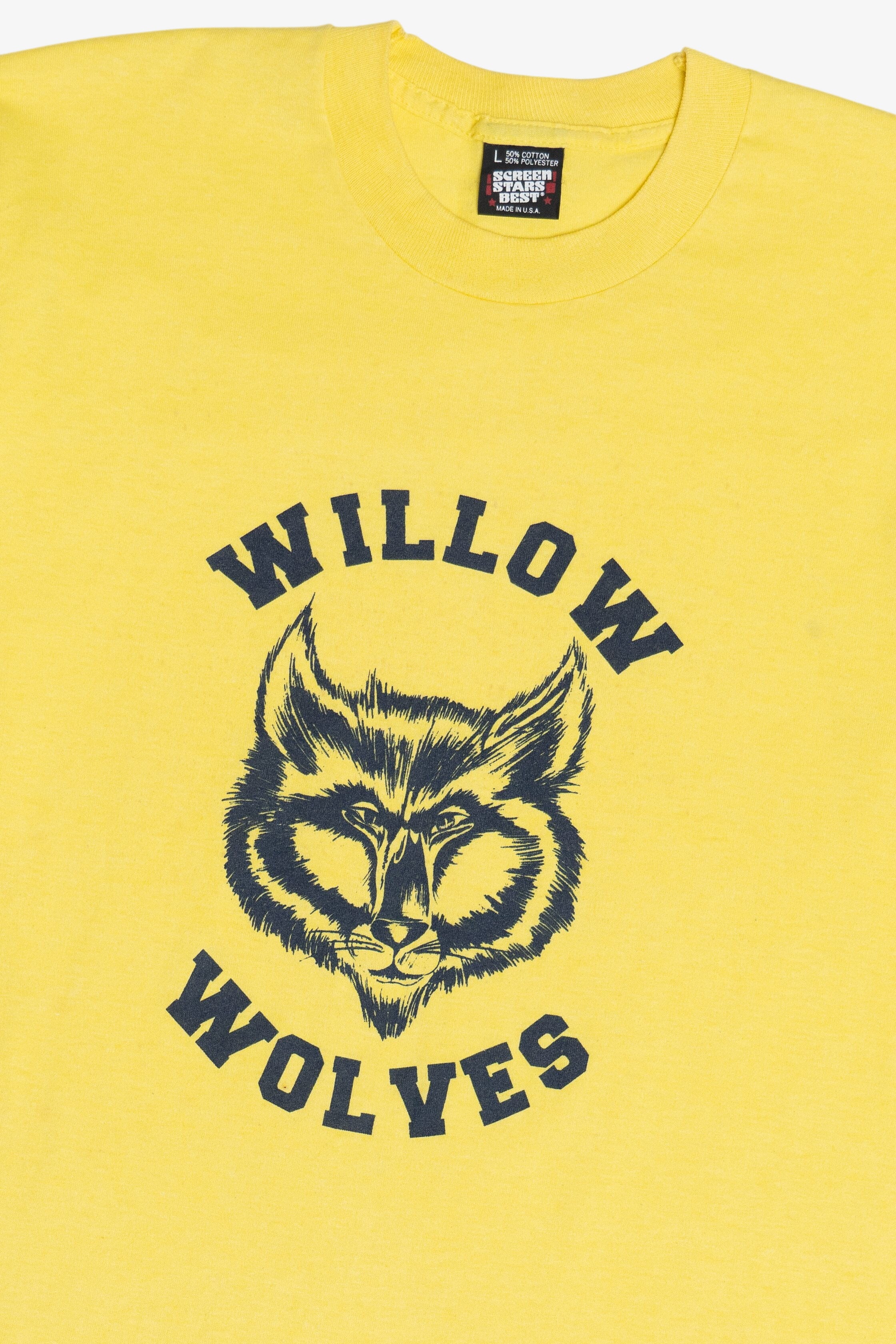 Vintage "Willow Wolves" Single Stitch T-Shirt (1990s)