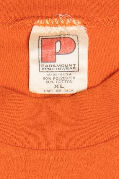 Vintage "Mustangs" #1 Single Stitch Sports T-Shirt (1990s)