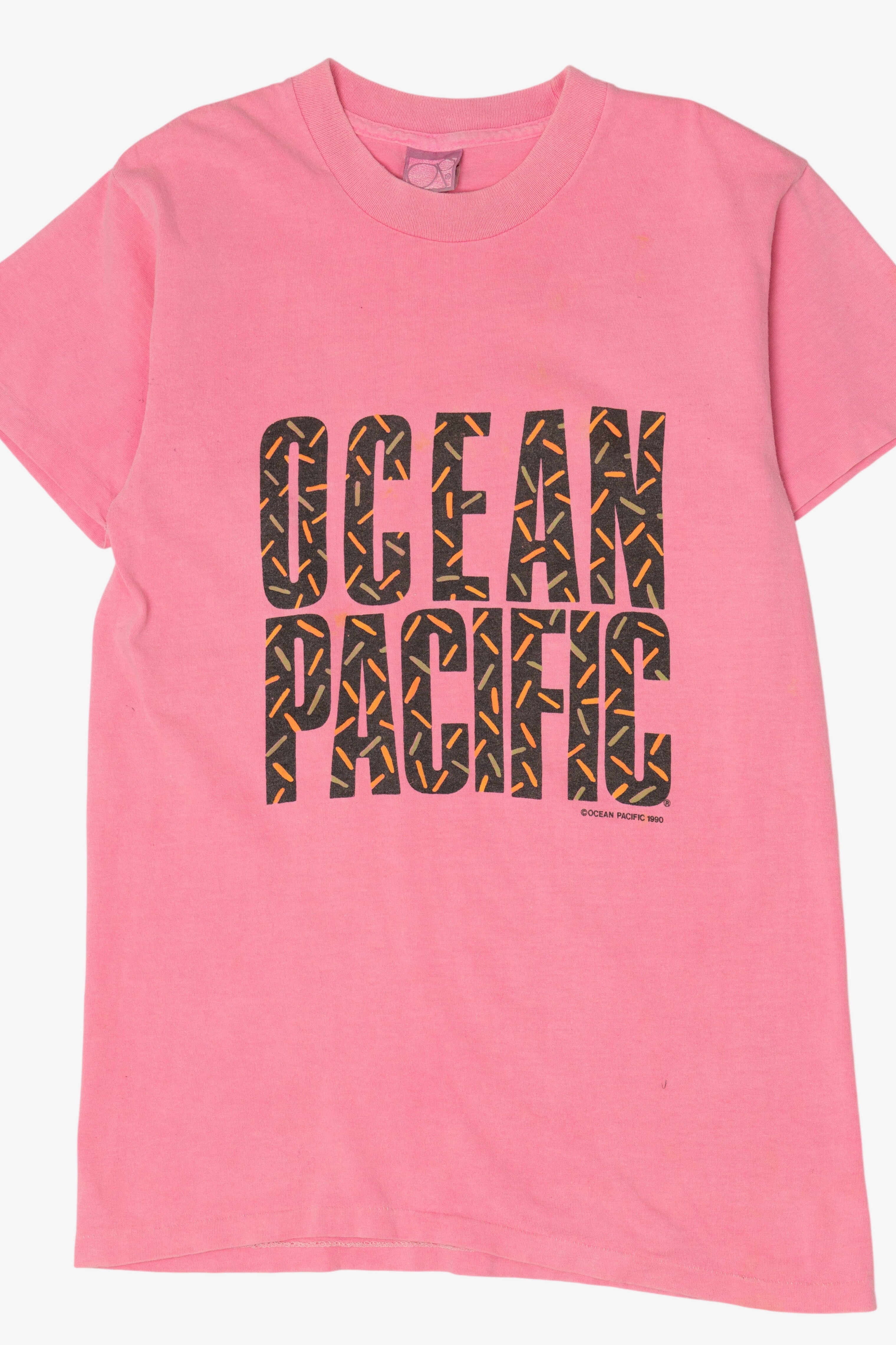 Vintage Pink Ocean Pacific Single Stitch T-Shirt (1990s) – Ragstock