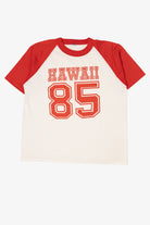 Vintage Hawaii 85 Baseball Style Single Stitch T-Shirt (1990s)