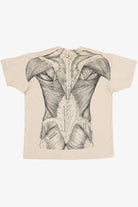 Vintage Leslie Arwin Muscle Anatomy Double Sided Print T-Shirt (1970s)