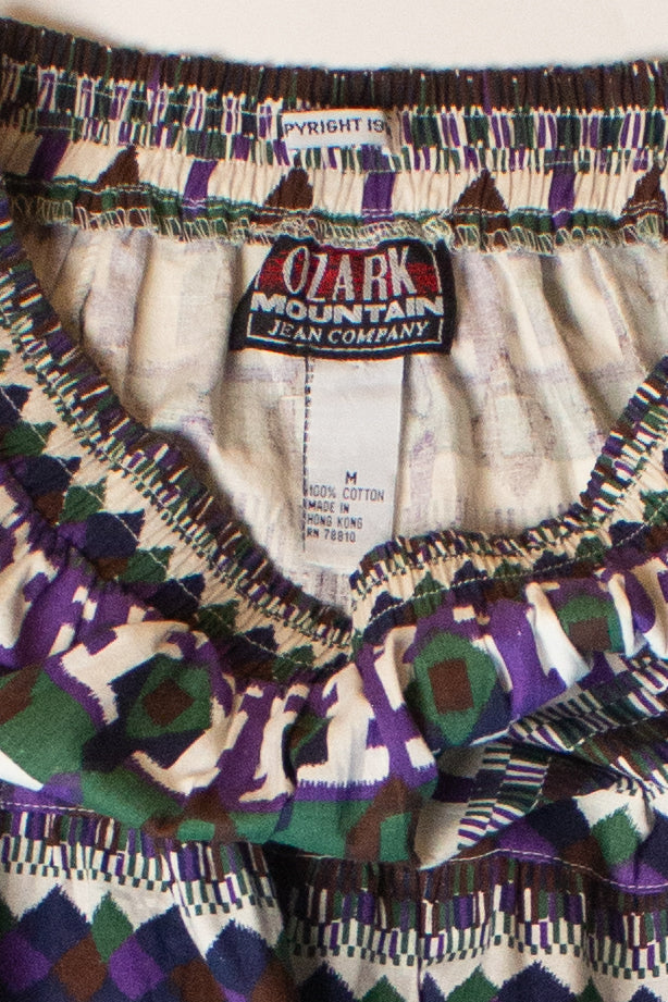 Vintage Ozark Mountain Skater Skirt (1990s)