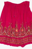Vintage Pink Sequin Skirt (1990s)