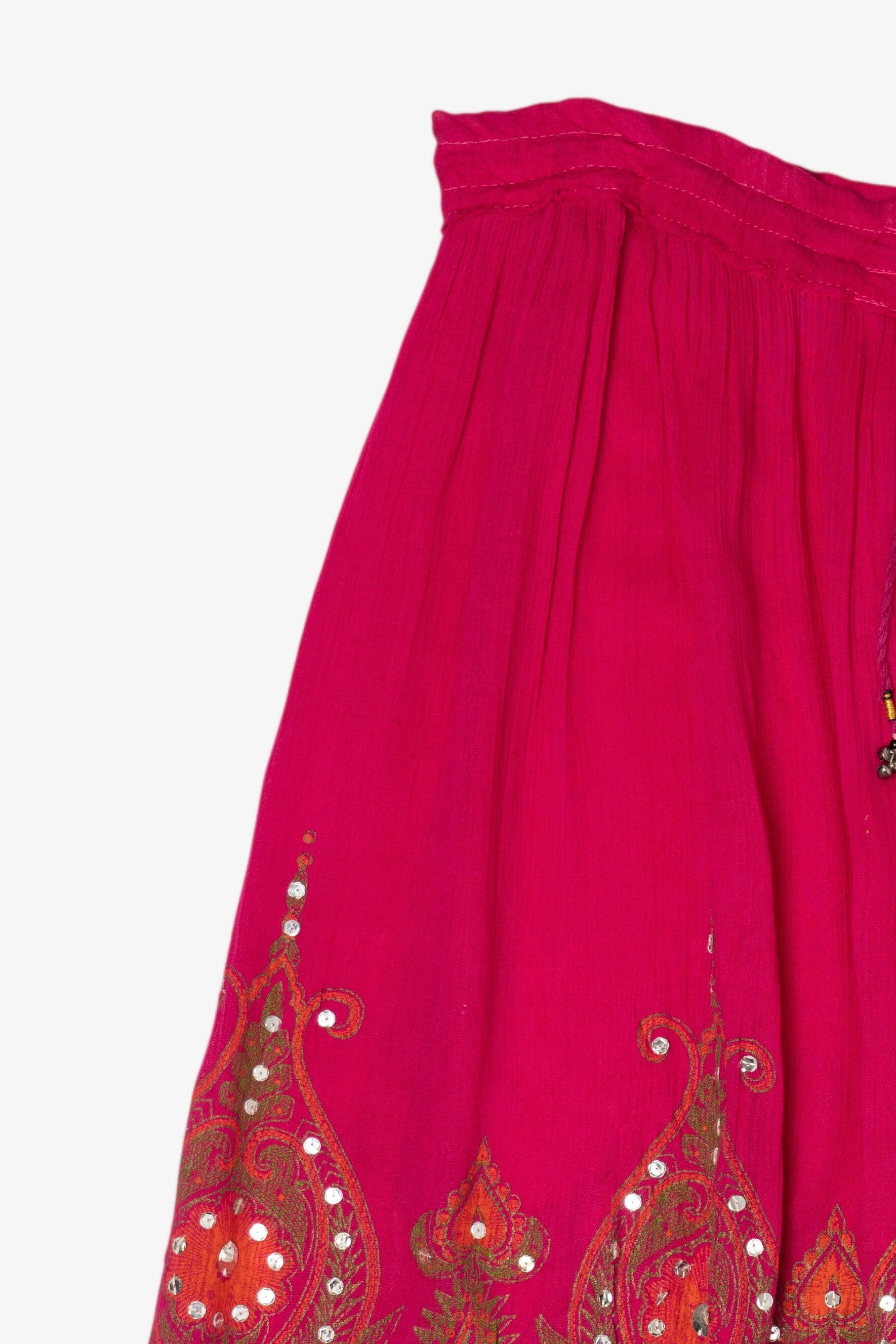 Vintage Pink Sequin Skirt (1990s)