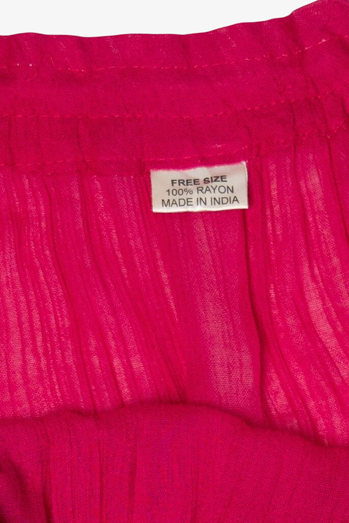 Vintage Pink Sequin Skirt (1990s)