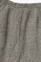Vintage Herringbone Wool Lined Skirt (1980s)