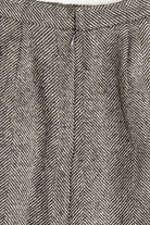 Vintage Herringbone Wool Lined Skirt (1980s)