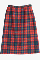Vintage Pendleton Authentic Boyd Tartan Wool Midi Skirt (1980s)
