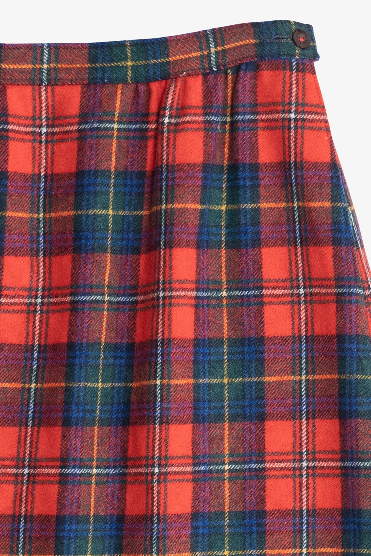 Vintage Pendleton Authentic Boyd Tartan Wool Midi Skirt (1980s)