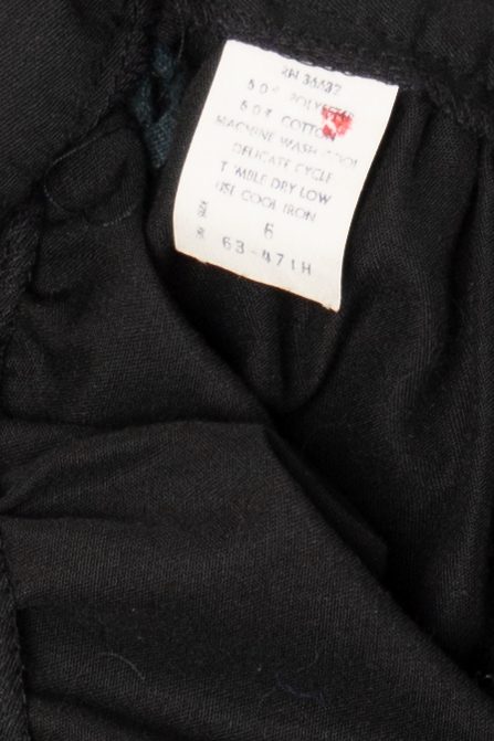 Vintage Black A-Line Skirt (1990s)