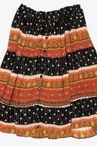 Vintage Black And Orange Tier Pattern Exclusive Bottom (1990s)