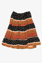 Vintage Black And Orange Tier Pattern Exclusive Bottom (1990s)