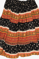 Vintage Black And Orange Tier Pattern Exclusive Bottom (1990s)