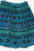 Vintage Blue Maxi Skirt (1990s)