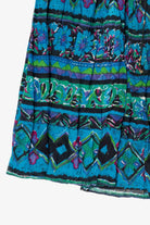Vintage Blue Maxi Skirt (1990s)