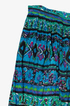 Vintage Blue Maxi Skirt (1990s)