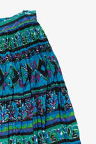 Vintage Blue Maxi Skirt (1990s)