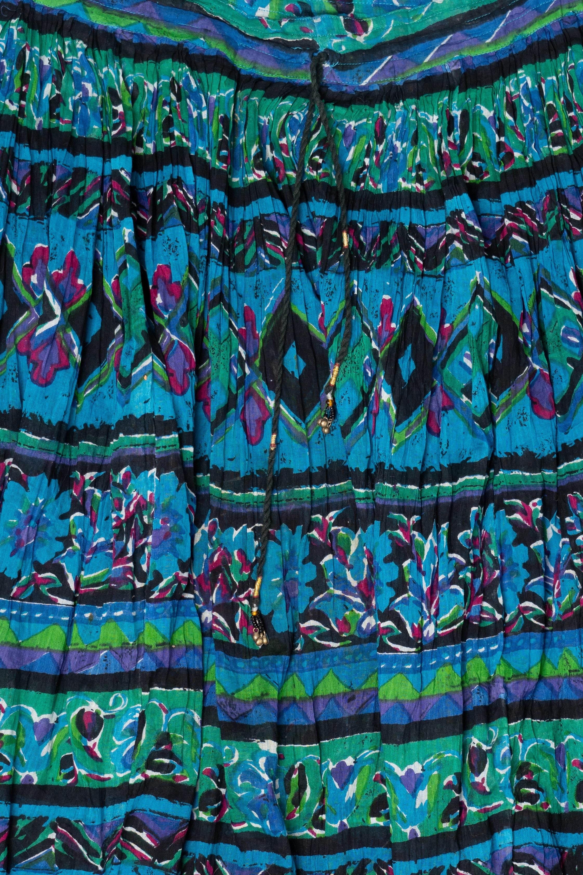 Vintage Blue Maxi Skirt (1990s)