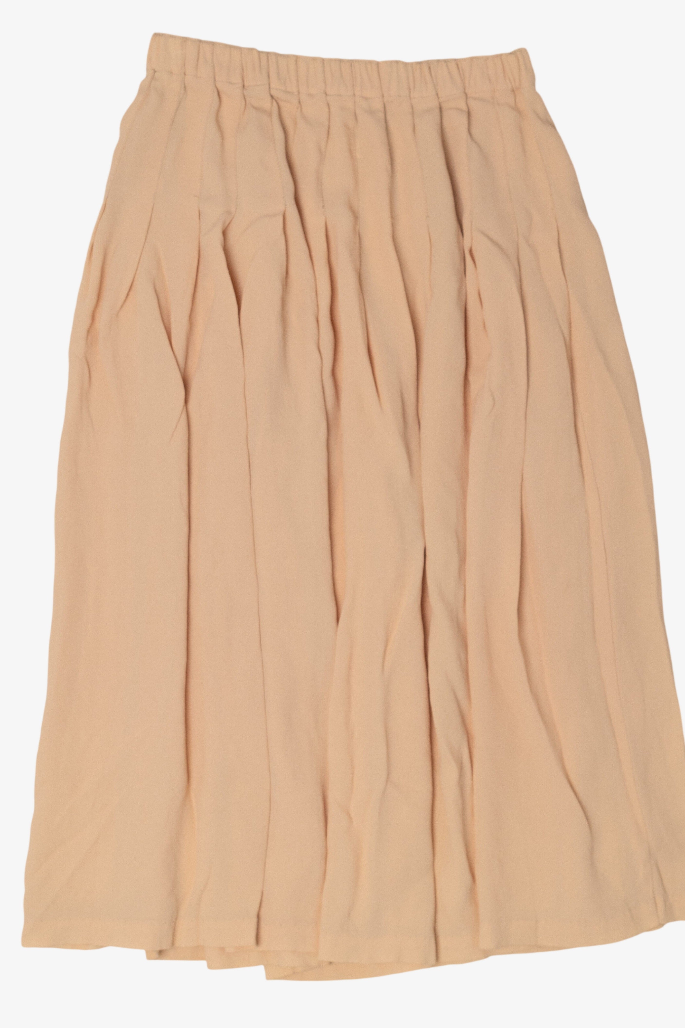 Vintage Beige Marisa Christina Pleated Skirt (1990s)