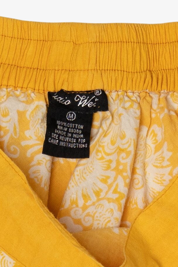 Vintage Yellow Studio West Skirt (1990s)