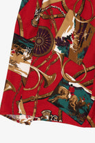 Vintage Red Chaus Horse Riding Skirt (1990s)
