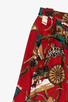 Vintage Red Chaus Horse Riding Skirt (1990s)