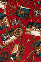 Vintage Red Chaus Horse Riding Skirt (1990s)