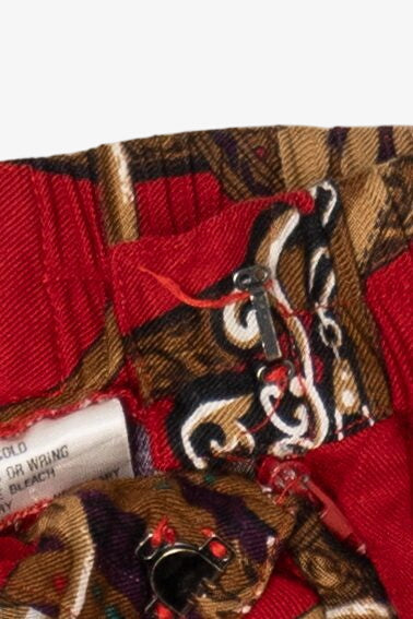 Vintage Red Chaus Horse Riding Skirt (1990s)