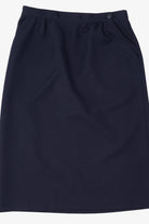 Vintage Navy Blue Donnkenny Pencil Skirt (1980s)