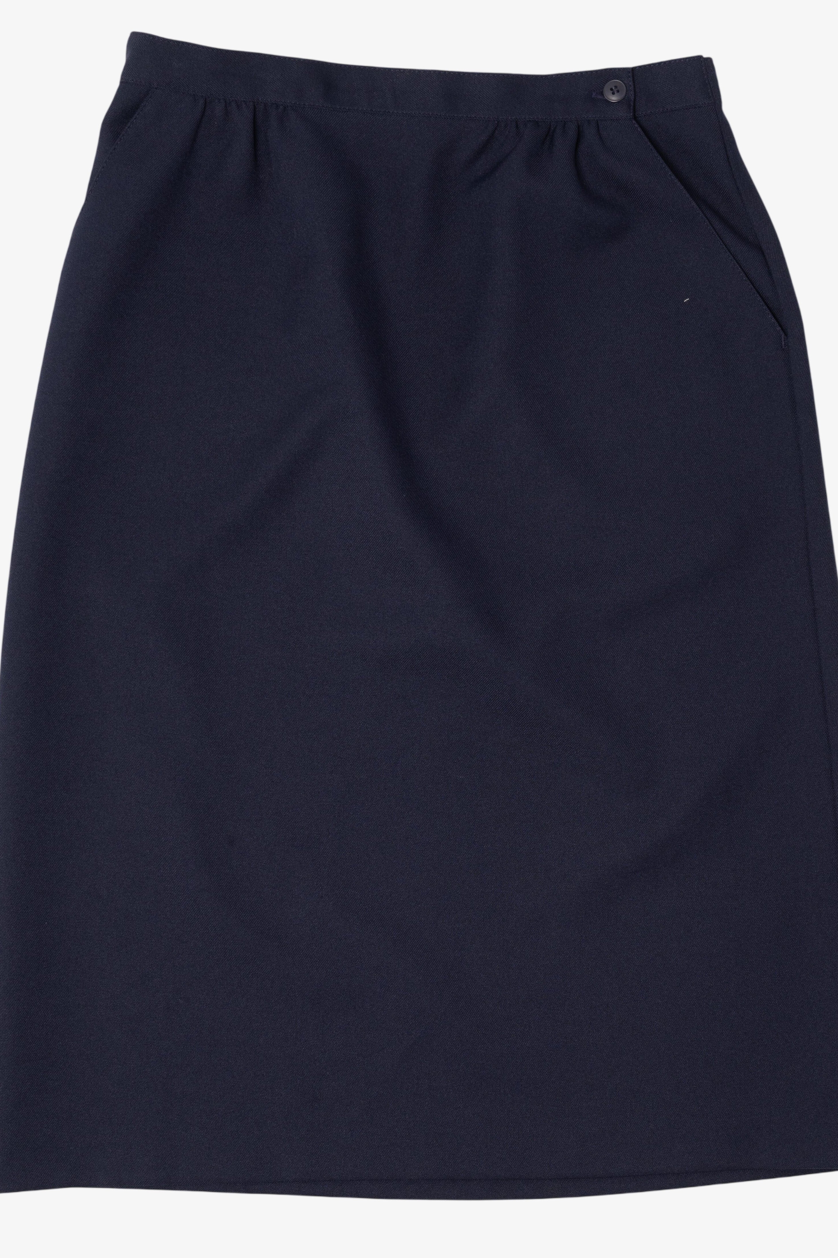Vintage Navy Blue Donnkenny Pencil Skirt (1980s)