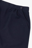 Vintage Navy Blue Donnkenny Pencil Skirt (1980s)