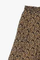 Vintage Black And Yellow Floral Maxi Skirt (1990s)