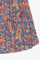 Vintage Blue Alfred Dunner Pleated Skirt (1990s)